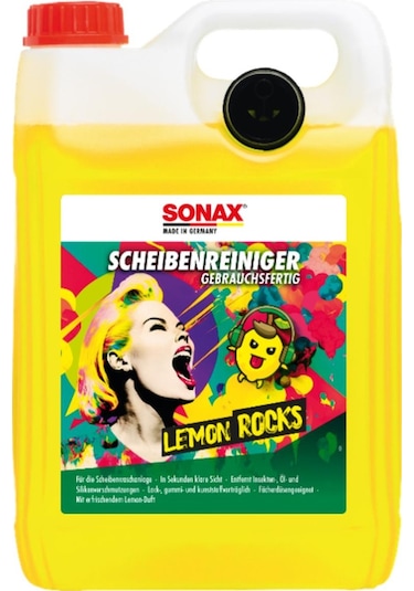 Sonax Kullanıma Hazır Cam Suyu Limon 5 L