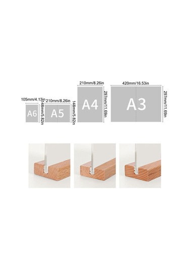 Çift Taraflı Menü Sergileme Standı A4/a5/a6 Resim Kartı Çerçevesi Masa Üstü İşaret Tutucu Restoran