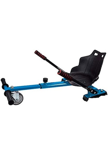 Hoverkart Elektrikli Kaykay Koltuk Scooter Aparat Mavi + Ek Cırt