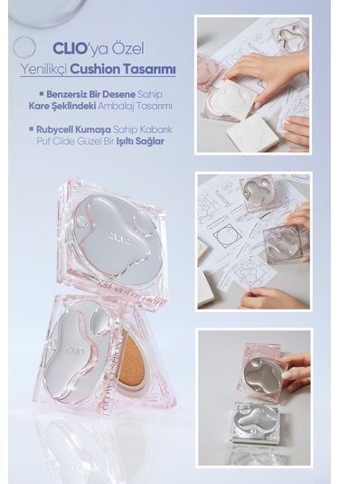 Clio Kill Cover High-glow Cushion+ Refill SPf50+ Pa++++ 2 Lingerie