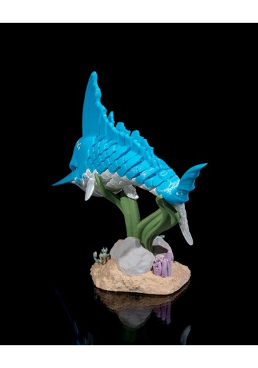 Hareketli Marlin Balığı Standlı 21x13cm