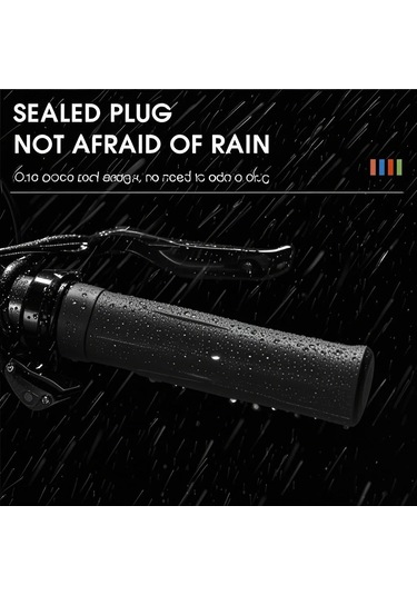 Monyee Mountain Bisiklet Lastik El Kabı, Anti Kayma Ve Sert Tutuş, Şok Emici, Kilitleme Fonksiyonu, Mavi 1 Çift Çok Renkli