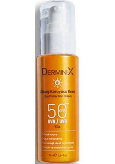 Derminix Yüksek Koruma Yüz İçin Güneş Kremi SPF50+ 75 ML