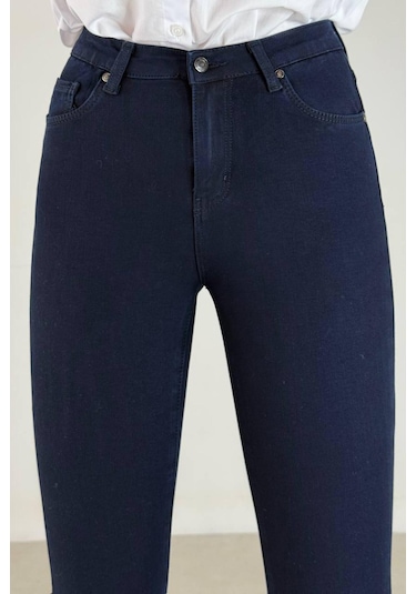 Lacarino 7278 Mira Kadın Jean Pantolon Navy Blue Lacarino 7278 Mira Kadın Jean Pantolon Navy Blue