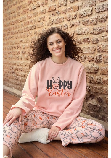 Polar Pijama Takımı Açık Gri