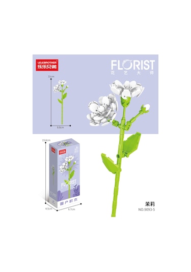 Lele Brother Florist Lego Yapı Blokları Bitki Çiçek Serisi