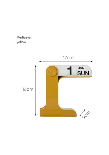 Döndürülebilir Takvim Oturma Odası İçin Döndürülebilir Masa Takvimi Süt Beyazı