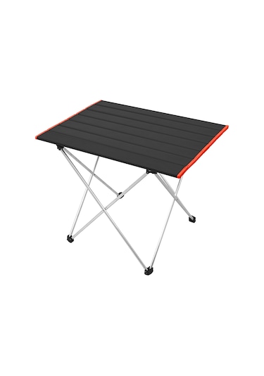 Panipal Alüminyum, Katlanabilir Kamp Ve Piknik Masası, Omuz Askılı Taşıma Çantasıyla S  Turuncu