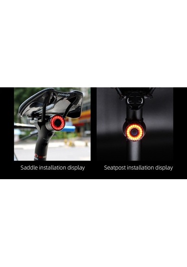 Artfulabode Yanıp X6 Vites Uyarı Usb Şarj Renkli Meilan Işıkları Işık Yalıtımlı Gece Fren Edilebilir Bisiklet Arka Lambası Akıllı 8 Mod Çok Renkli