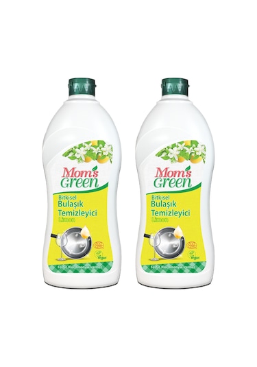 Mom's Green Limon Bitkisel Bulaşık Temizleyici 2 x 750 ML
