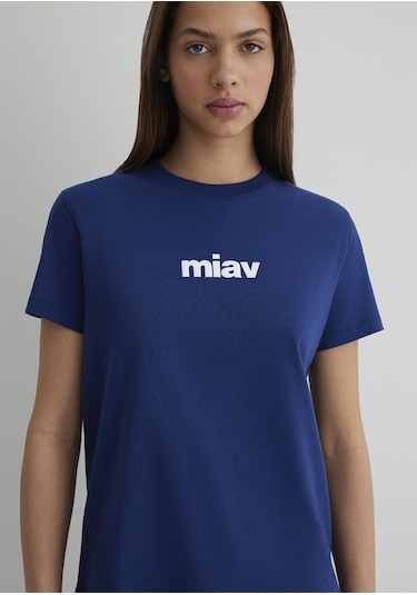 Mavi - Miav Baskılı Lacivert Tişört 1610622-70722 Lacivert