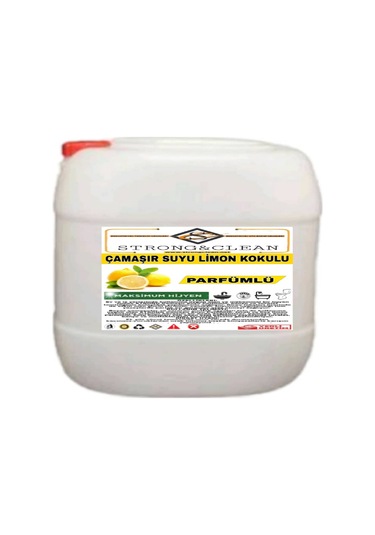 Strong&Clean Çamaşır Suyu Limon Kokulu 30 KG