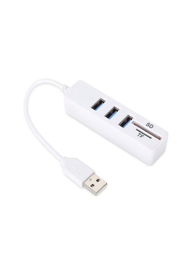Ximistore9 Usb 2.0 Çok Fonksiyonlu Hub: Bilgisayar Usb Hubı, Mouse-klavye Desteği Ve Sd/micro Sd Kart Okuyucu 480mbps