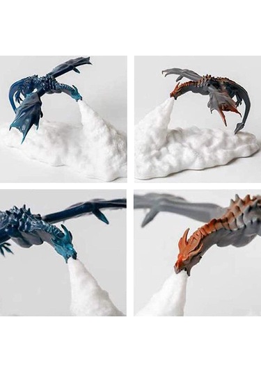 Springsun 3d Baskılı Çevre Dostu Pla Işık, Led Fener, 8-10 Saat Süre, Usb Şarjlı, Kreatif Dekoratif Alet Buz Ejderha Çok Renkli