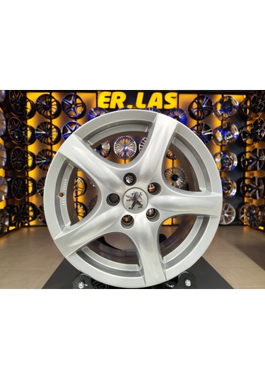 4 Adet Peugeot  6.5 16 5 108 Et50 65.1 Sılver Jant Revize Edilmiş Takım