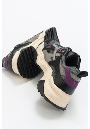 Luvishoes Lecce Siyah-mor Multi Kadın Spor Ayakkabı Mor - Siyah
