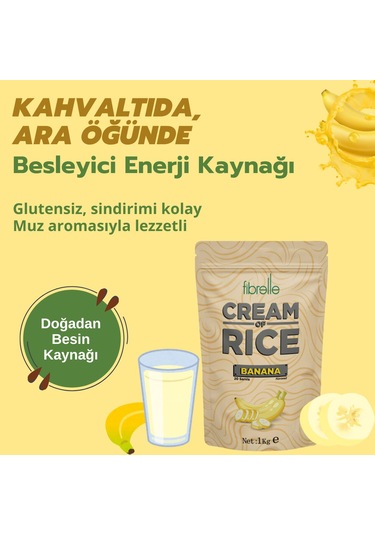 Fibrelle Rice Cream Muz 1 Kg