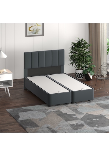 Yatak Başlığı, Kamelya Yatak Başlığı Antrasit 150x100 Cm