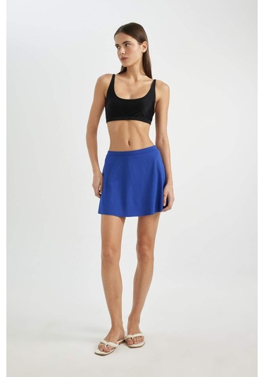 DeFacto Plaj Eteği-Fall in Love Z0670AZ24SMBE114 Mavi