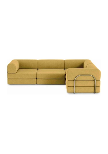 Neko Xl Modern Köşe Koltuk - 6 Kişilik, 300x200 Cm, Köşe Koltuk Takımı, Koltuk Takımı, Köşe Sarı