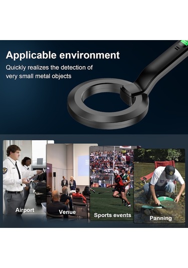 Gp El Lcd Ekran Metal Dedektörü Taşınabilir Pin Pointer Hazine Bulucu Probu, Buzzer Alarmı / Titreşim İle 1