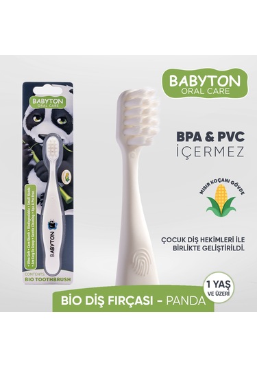 Babyton Bio Panda Çocuk Diş Fırçası