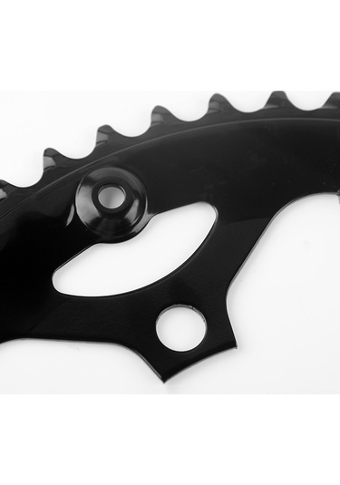 Yaozixa 130bcd 5 Tırnaklı Bisiklet Çarkı - 53t Alüminyum Cnc Kesimli, Ultra Hafif, Orta Yol Bisikleti İçin Tamir Parçası Lb01 Siyah