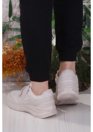 M.p Diana Rahat Hafif Cırtlı Kadın Sneaker Ayakkabı Bej
