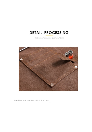 Sones Tuval Önlük Berber Kavurma Kafe Bahçecilik Ağaç İşleri Erkekler Ve Kadınlar Tuval İş Kıyafetleri