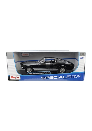 Maisto 1/18 1967 Model Ford Mustang Gta Fastback Siyah