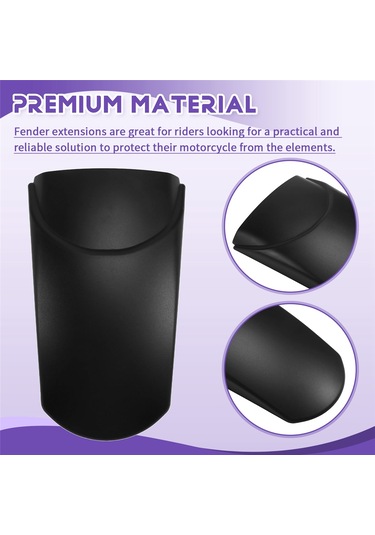 Nayomiglow Motosiklet Aksesuarları Ön Çamurluk Çamurluk Uzatıcısı Suzuki V-strom 800re İçin Çamurluk V Strom 800 Re 2024- Siyah
