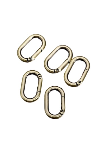 Suntek 5 Parça Bahar Oval Yüzükler 1 "oval Bronz