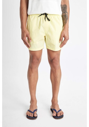 DeFacto Kısa Boy Deniz Şortu B7227AX24HSYL236