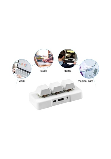 Sones MK321 3 Tuşlu Makro Programlama Tuş Takımı