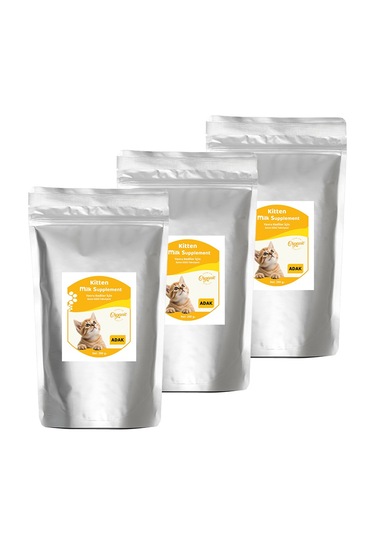 Adak Anne Sütü Destekli Yavru Kedi Süt Tozu 200 Gr X 3 Adet