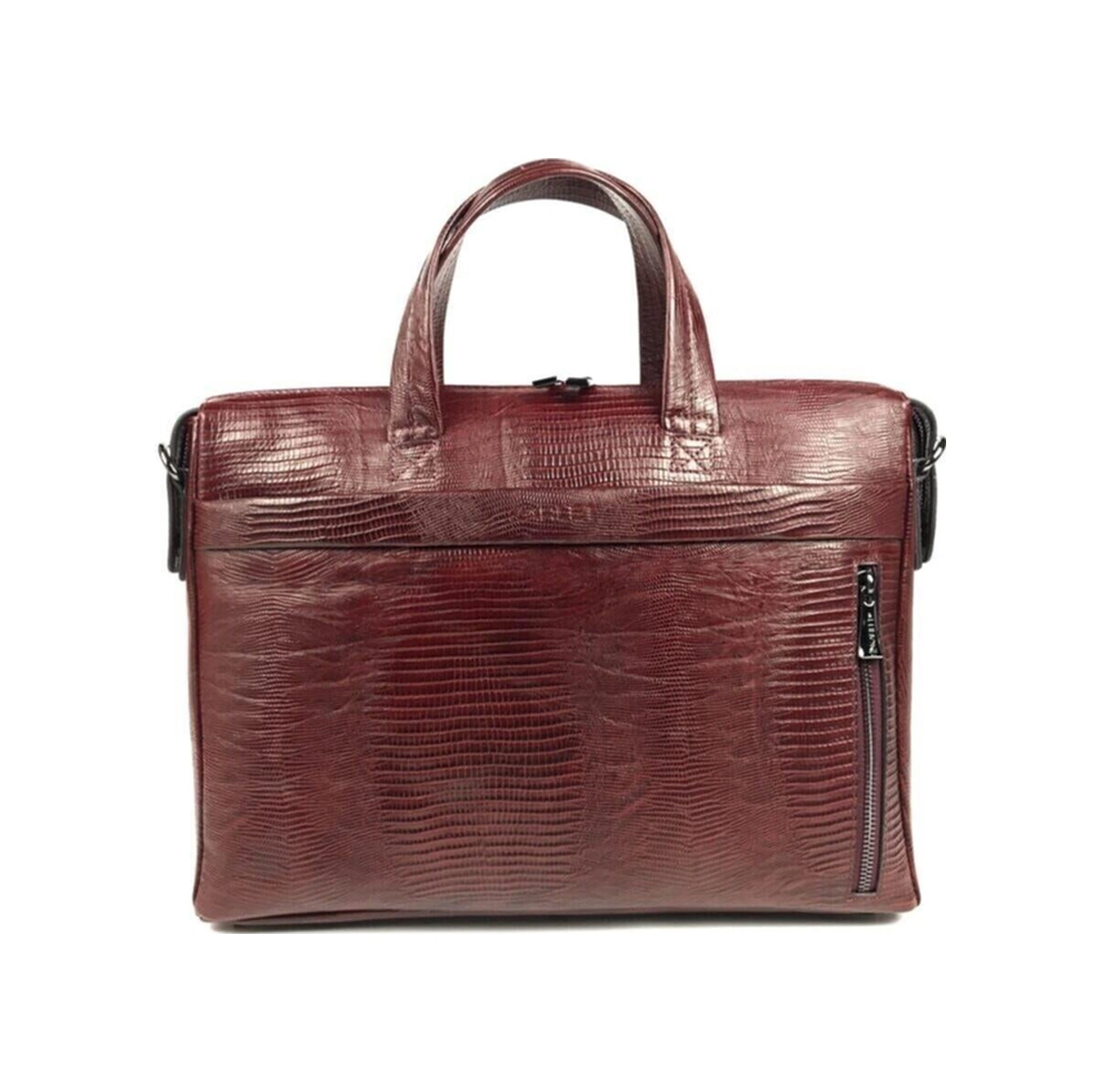 Hakiki Deri Evrak & Laptop Çantası-114096 Siyah