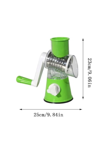 Çok Fonksiyonlu Sebze Kesici Yuvarlak Dilimleyici Mutfak Rulo Aletleri Alet Doğrayıcı Patates Havuç Peynir Rendeleyici Mutfak Robotu Mavi