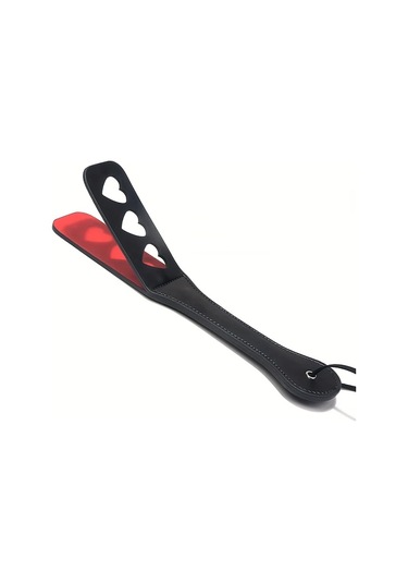 Elmpaly Siyah At Kamçısı - Kalp Desenli Yumuşak Saplı Biniş Ve Yarış Eğitimi İçin Siyah