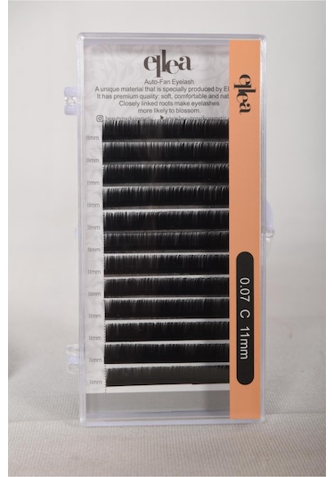 Ellea Çek Bırak İpek Kirpik 0.7 Kalınlık D Kıvrım 10 Mm Uzunluk