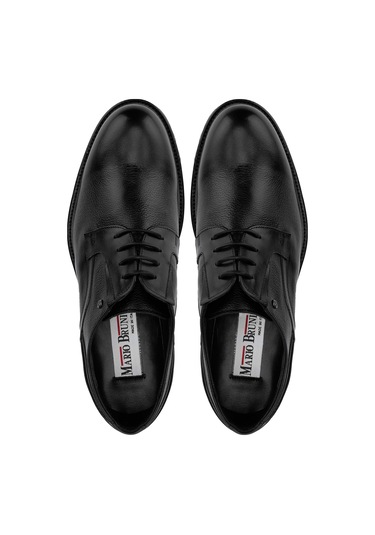 Mario Bruni Erkek Hakiki Deri Siyah Klasik Ayakkabı 1024 64428 Erk Ayk Sk24-25 Black Siyah