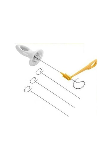 Spiral Patates Dilimleyici Aparat Çubukta Patates Cips Yapma Beyaz