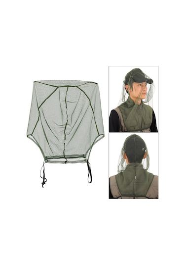 Suntek Yüz Mesh Net Balıkçılık Yürüyüş Koyu-yeşil Koyu Yeşil