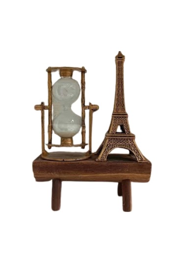Paris Eyfel Kulesi Hediyelik Eyfel Retro Kum Saati Dekoratif Eşya