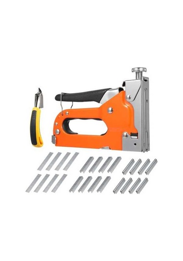Pazly Çelik Zımba Makinesi Seti - 1200 Çivi + Çivi Sökücü Ve Taşıma Kutusu