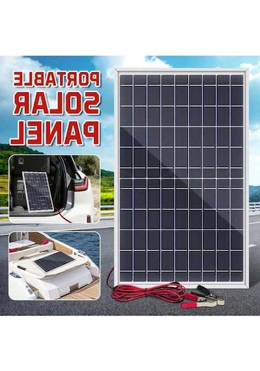 Trendooze 18v Taşınabilir Güneş Panelleri Rv Karavanı İçin 50a 100a Kontrolcü Kit Usb Şarj