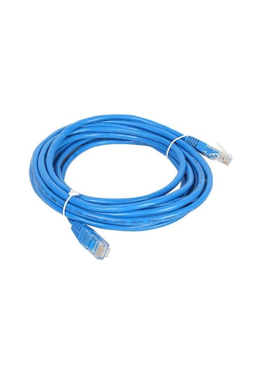 CAT 6 rj 45 ethernet kablosu internet ağ kablosu mavi 10 m