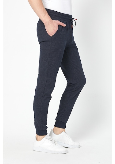 Erkek Siyah Slim Fit Mevsimlik Eşofman Altı Mtlc8442 Lacivert