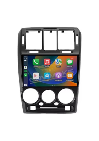 Hyundaı Getz 2002-2011 Siyah 8 Gb Ram 128 Gb Hafıza Androıd Multımedıa Teyp