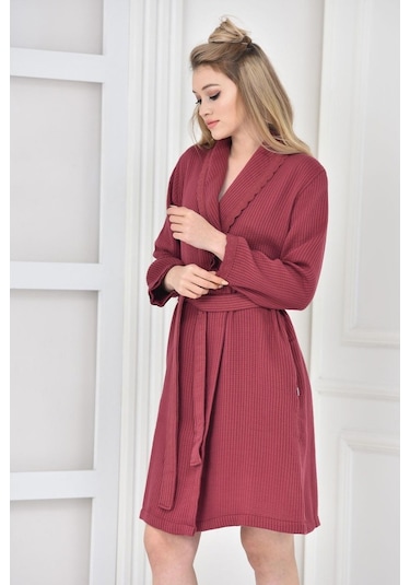 Ecocotton Alessa Kadın Pike Bornoz