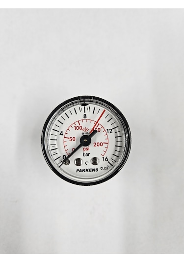 Çap 40 Arkadan 16 Bar Kuru Manometre - Pakkens